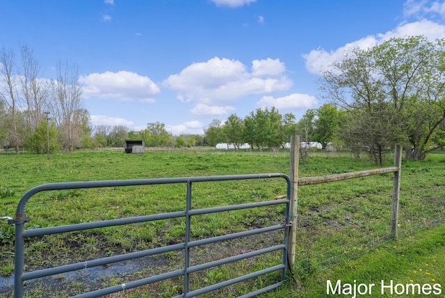 1864 92nd St SW, Byron Center, MI 49315 - gate with a view of countryside and fence