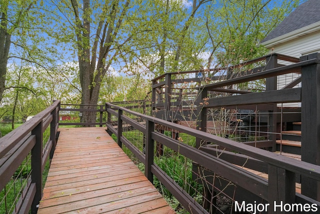 1864 92nd St SW, Byron Center, MI 49315 - view of wooden deck