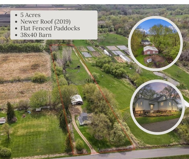 1864 92nd St SW, Byron Center, MI 49315 - view of subject property with property parcel outlined