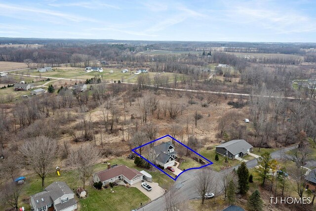 3969 Murray View Ave NE, Lowell, MI 49331 - aerial view with a rural view