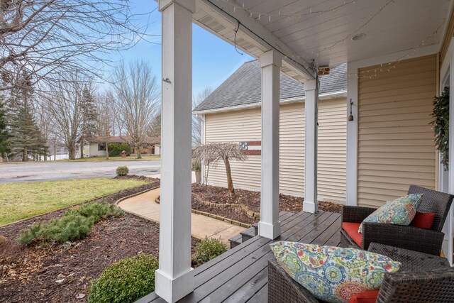 3969 Murray View Ave NE, Lowell, MI 49331 - view of wooden terrace