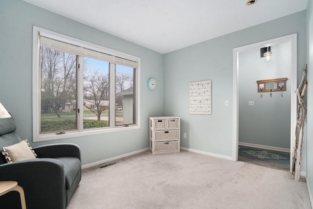 8170 Talaria Ter, Kalamazoo, MI 49009 - sitting room with carpet floors and baseboards