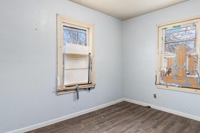 3309 Greenfield Ave, Kalamazoo, MI 49048 - spare room featuring wood finished floors and baseboards