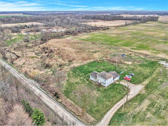 13627 Cadmus Rd, Hudson, MI 49247 - bird's eye view with a rural view
