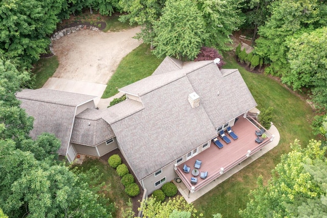 8702 E 98th St, Howard City, MI 49329 - view from above of property
