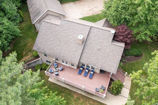 8702 E 98th St, Howard City, MI 49329 - aerial view of property and surrounding area