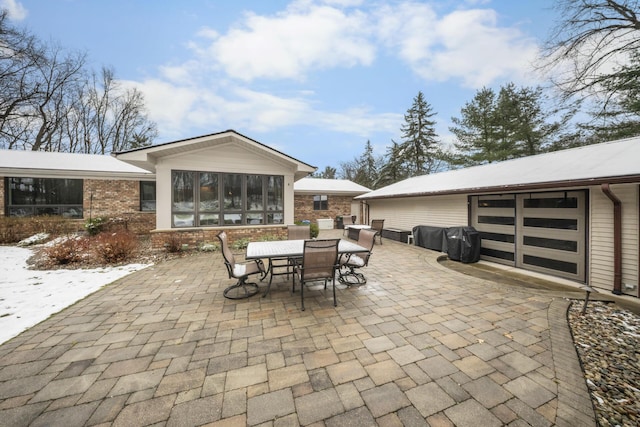 view of patio / terrace featuring outdoor dining space