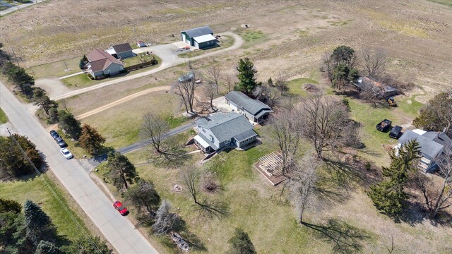 846 Morton Rd, Horton, MI 49246 - birds eye view of property featuring a rural view