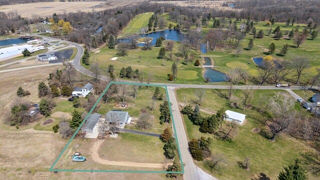 846 Morton Rd, Horton, MI 49246 - bird's eye view featuring a water view