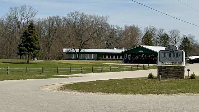 846 Morton Rd, Horton, MI 49246 - view of property's community with fence and a lawn