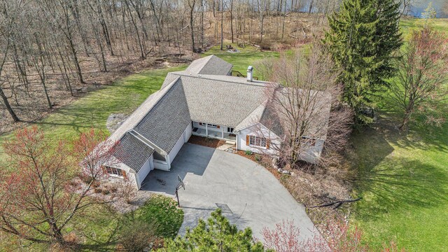 10159 E Rivershore Dr SE, Alto, MI 49302 - birds eye view of property