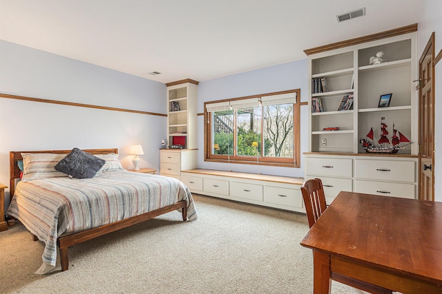 10159 E Rivershore Dr SE, Alto, MI 49302 - bedroom with visible vents and light colored carpet
