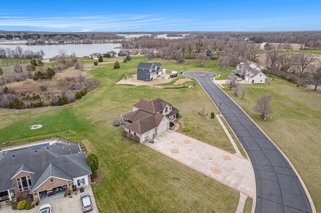 17 Coronado Dr, Jackson, MI 49201 - aerial view with a water view