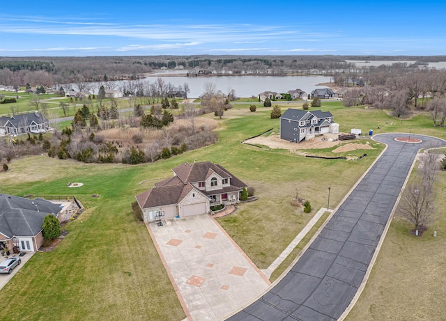 17 Coronado Dr, Jackson, MI 49201 - aerial view with a water view