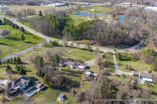 1220 W Green St, Hastings, MI 49058 - aerial view with a water view