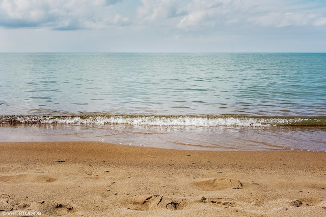water view with a beach view