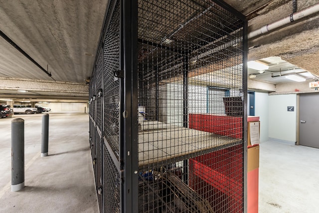 view of storage room