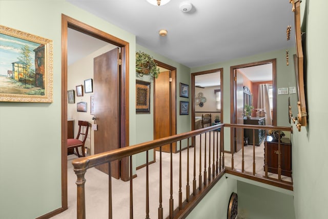 16264 White Haven Dr, Northville, MI 48168 - corridor with an upstairs landing