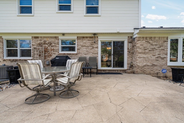 16264 White Haven Dr, Northville, MI 48168 - view of patio with central AC, outdoor dining space, and area for grilling