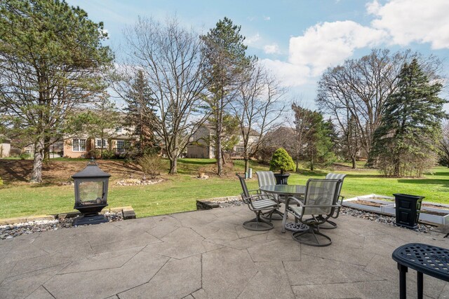 16264 White Haven Dr, Northville, MI 48168 - view of patio / terrace with outdoor dining space