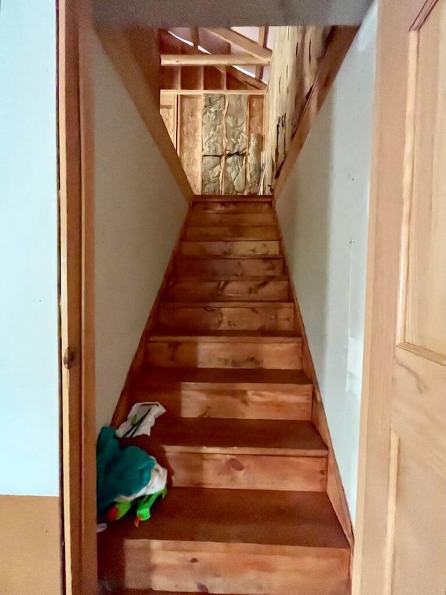 view of stairs