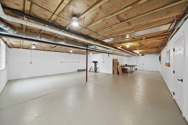 5427 Vrooman Rd, Jackson, MI 49201 - view of unfinished below grade area