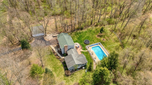 5427 Vrooman Rd, Jackson, MI 49201 - birds eye view of property