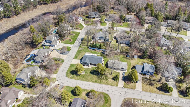 13548 Greenbriar Dr, Grand Haven, MI 49417 - aerial view with a residential view