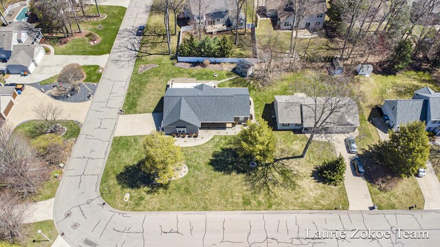 13548 Greenbriar Dr, Grand Haven, MI 49417 - birds eye view of property featuring a residential view