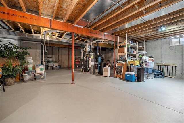 500 Mckinley, Three Rivers, MI 49093 - unfinished basement with water heater