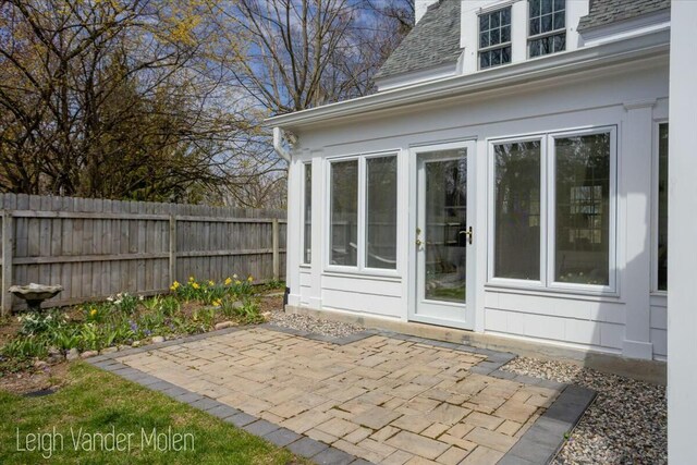 3020 Fulton St SE, Grand Rapids, MI 49506 - view of patio / terrace featuring fence