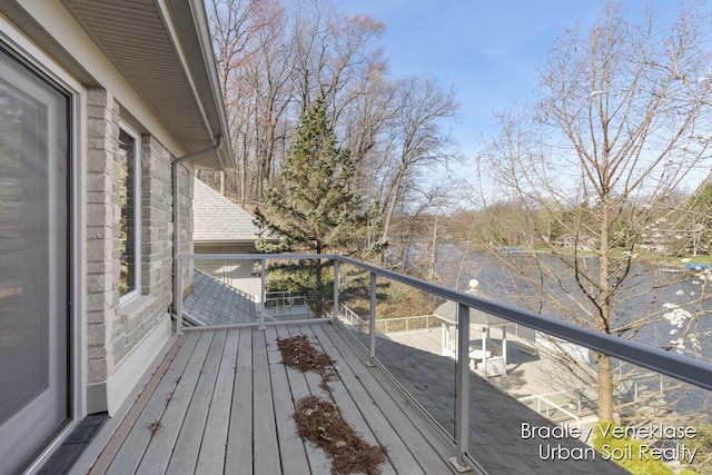 7635 Sandy Hollow Dr SE, Alto, MI 49302 - view of wooden terrace