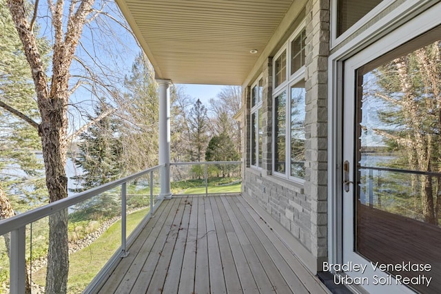7635 Sandy Hollow Dr SE, Alto, MI 49302 - view of wooden deck