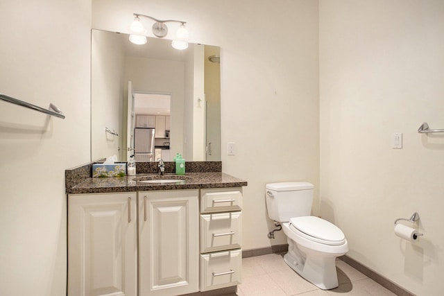 20 Hiawatha Dr, Battle Creek, MI 49015 - bathroom with vanity and tile patterned flooring