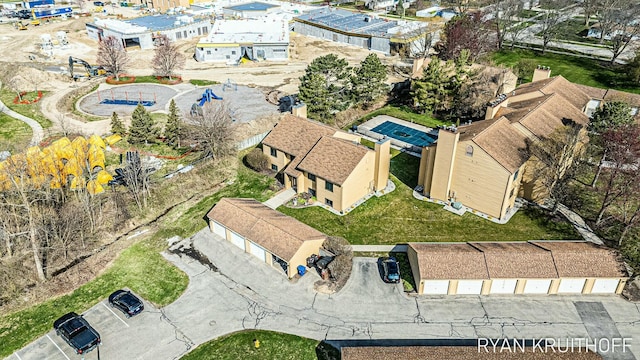 drone / aerial view