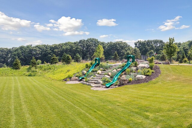 8167 Turning Stone, Kalamazoo, MI 49009 - community playground featuring a yard