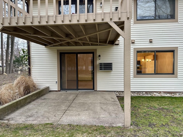 1049 Leroux Rd, Muskegon, MI 49441 - property entrance featuring a patio area
