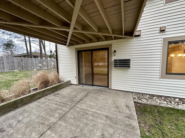 1049 Leroux Rd, Muskegon, MI 49441 - view of patio / terrace with fence