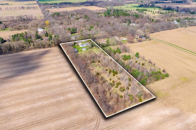 8524 E B Ave, Richland, MI 49083 - view of rural area featuring property boundaries highlighted