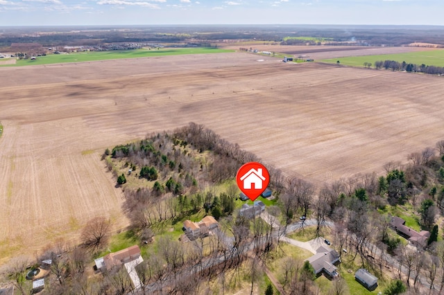 8524 E B Ave, Richland, MI 49083 - aerial view of property and surrounding area featuring rural landscape and farmland