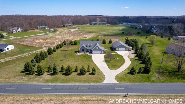 4459 36th St, Hamilton, MI 49419 - birds eye view of property