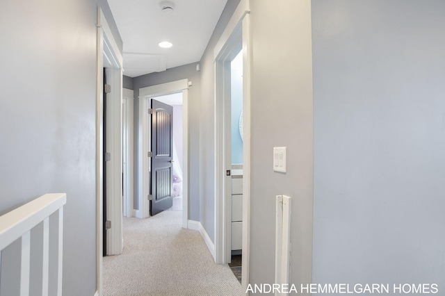 4459 36th St, Hamilton, MI 49419 - hallway featuring carpet floors and baseboards