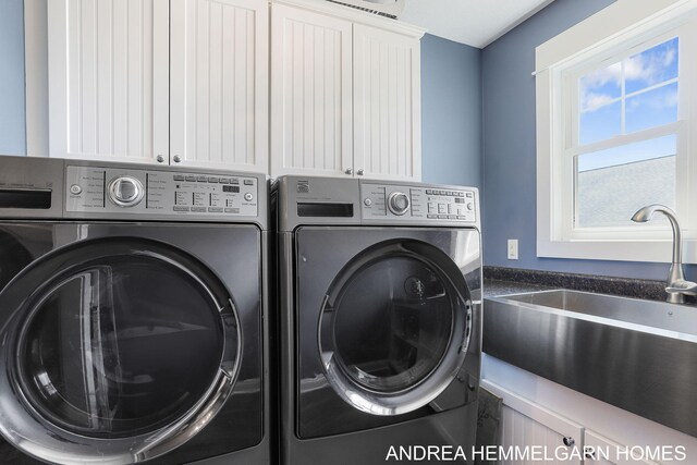 4459 36th St, Hamilton, MI 49419 - washroom with washer and dryer and a sink