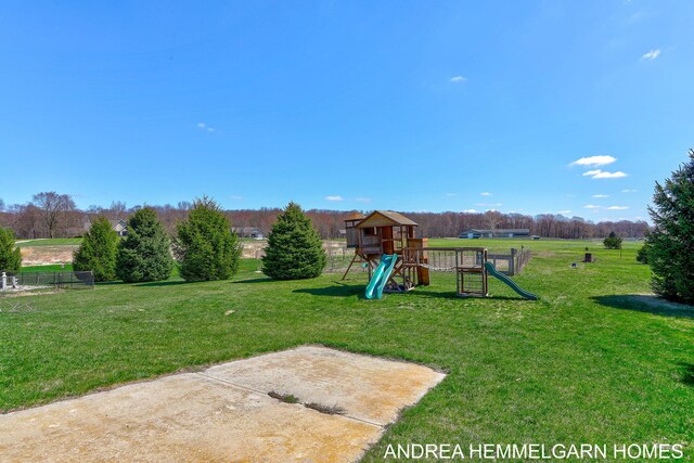 4459 36th St, Hamilton, MI 49419 - view of playground featuring a lawn