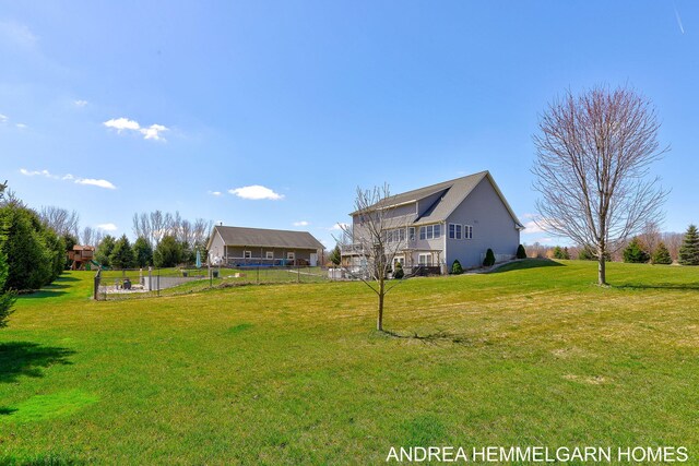4459 36th St, Hamilton, MI 49419 - view of yard featuring fence