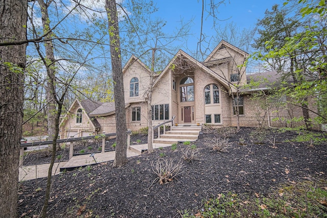 2925 Exmoor Rd, Ann Arbor, MI 48104 - view of front facade with brick siding