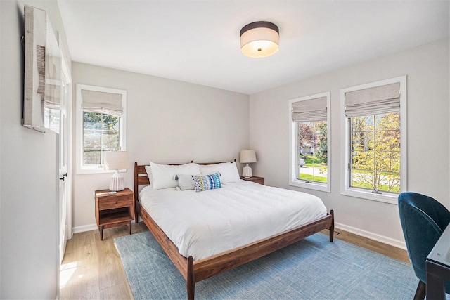 55 Gabriel Dr, South Haven, MI 49090 - bedroom featuring light wood-type flooring and baseboards