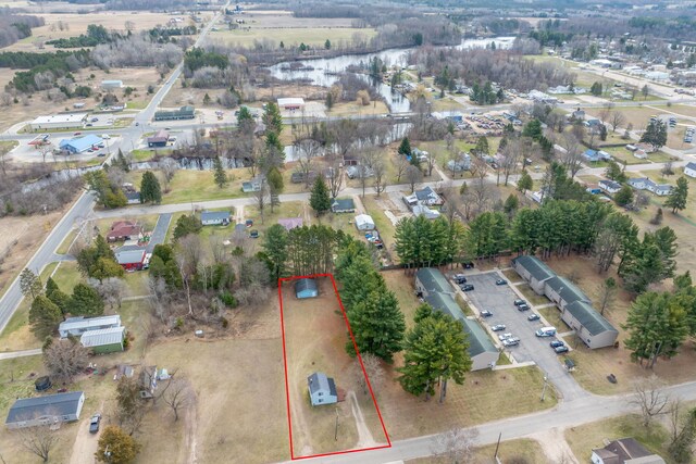 430 N Perry St, Barryton, MI 49305 - birds eye view of property
