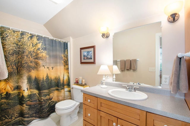 672 66th St, South Haven, MI 49090 - bathroom featuring vanity and curtained shower