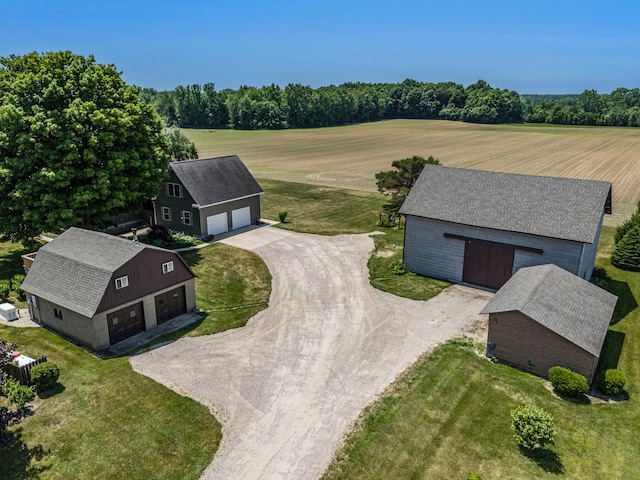 672 66th St, South Haven, MI 49090 - view from above of property with a tree filled landscape